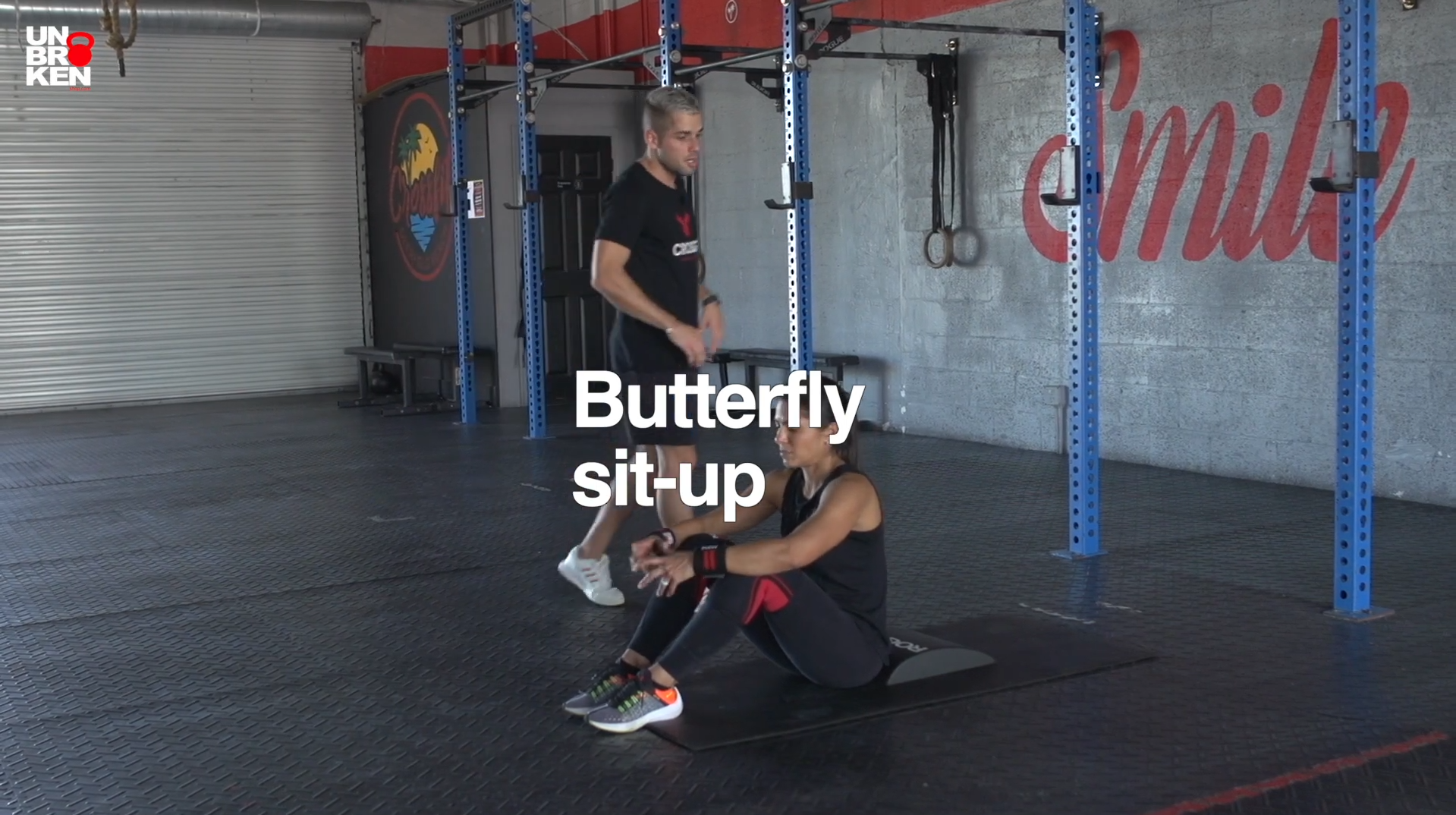 Butterfly sit discount ups with weights